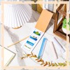 Colarr 4 Pcs Mini Blank Comic Book Kraft Grid 7.3
