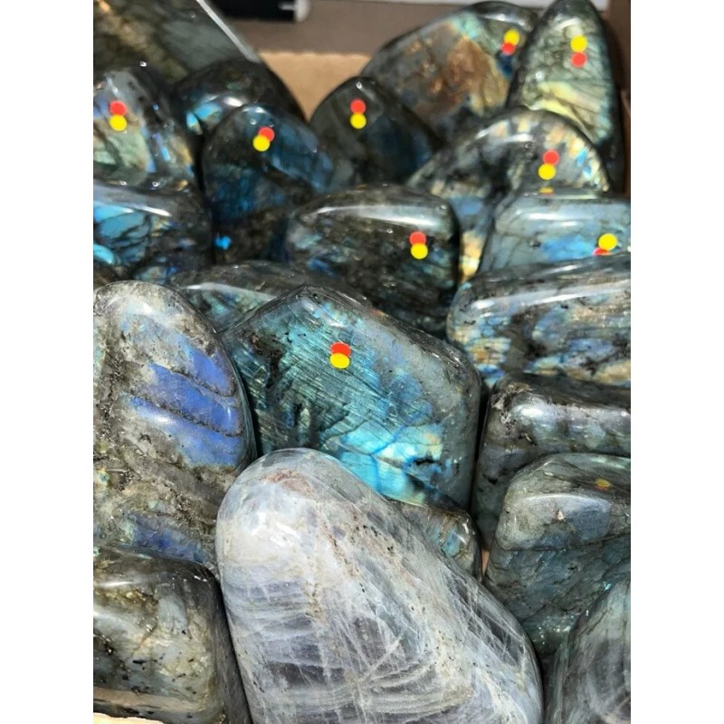 Labradorite Flashy Rainbow Labradorite Freeform, Polished Labradorite Crystal