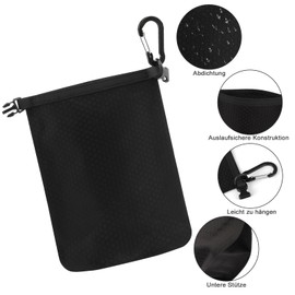 XIAOCHUAN Travel Soap Bag with Mesh Bag, Multifunctional Waterproof and Leak-proof Soap Bag