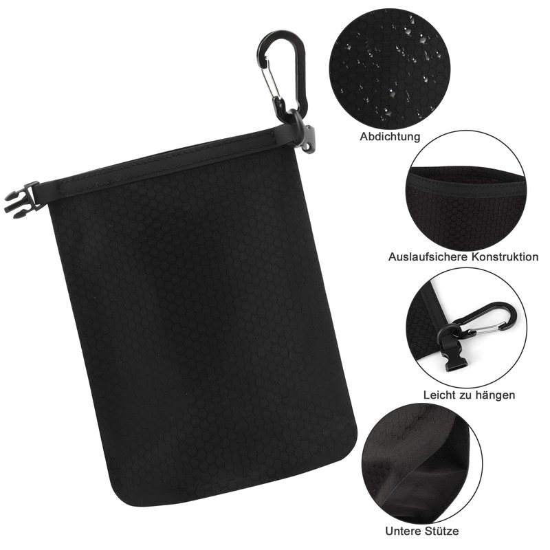 XIAOCHUAN Travel Soap Bag with Mesh Bag, Multifunctional Waterproof and