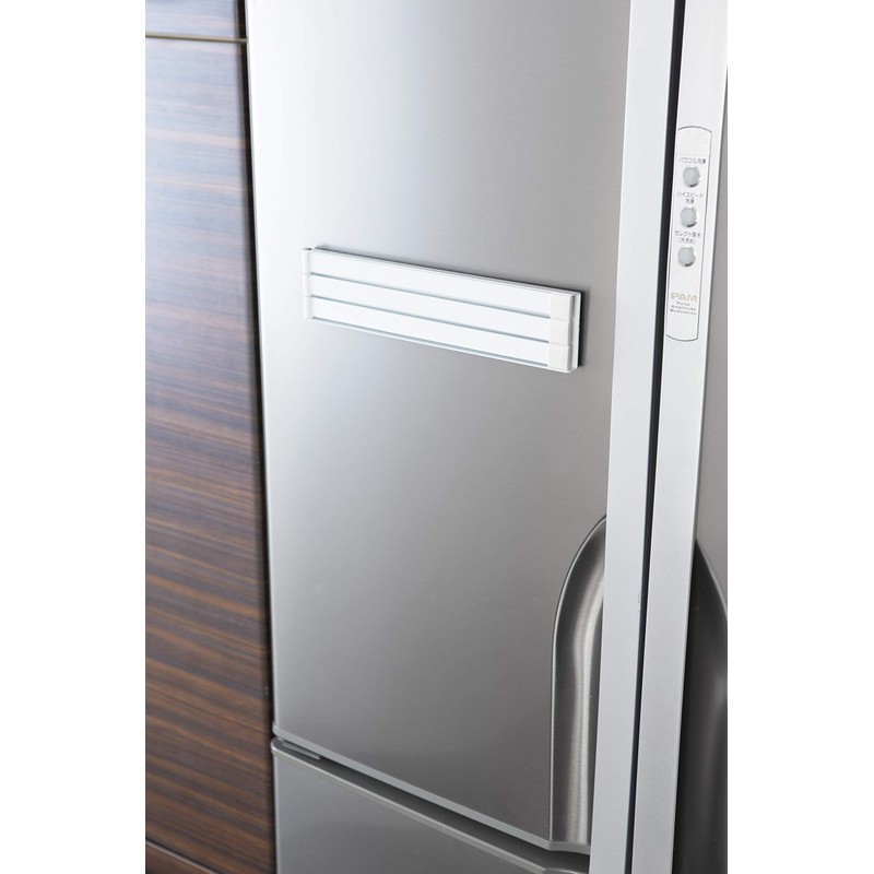 Yamazaki Tower Tea Towel Holder, Steel, White, One Size