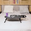 Duwee 14"x25" Table Top Ironing Board with Thicken Felt Padding,