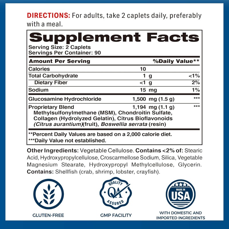 Vitamin World Triple Strength Joint Mover, Glucosamine Chondroitin with MSM