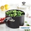 Farberware Cookstart DiamondMax Nonstick Straining Saucepan, Dishwasher Safe, 3 Quart,