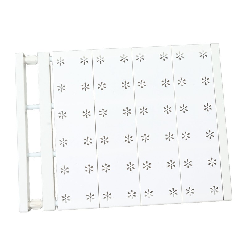 Tension Shelf Adjustable Space Saving Expandable Closet Organizer Dividers for