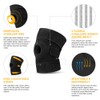 ACWOO Knee Support Brace for Men and Women, Adjustable Compression