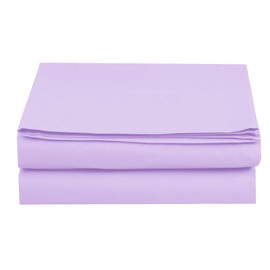 Elegant Comfort Luxury Fitted Sheet - Wrinkle and Fade Resistant - Premium Hotel Quality Microfiber - 1-Piece Fitted Sheet, King Size, Lilac