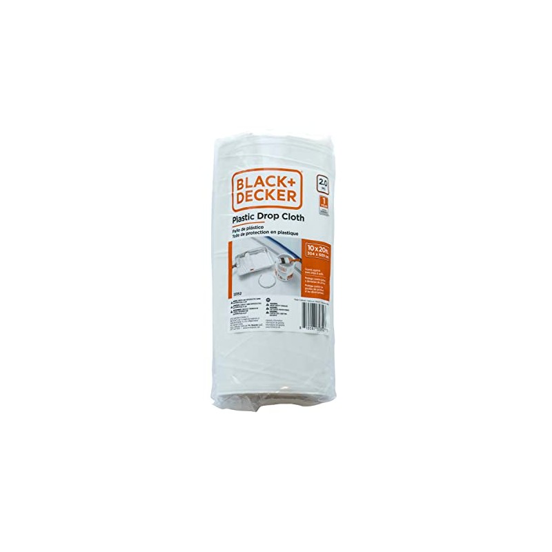 Black+Decker 10' x 20' Drop Cloth 2.0mil