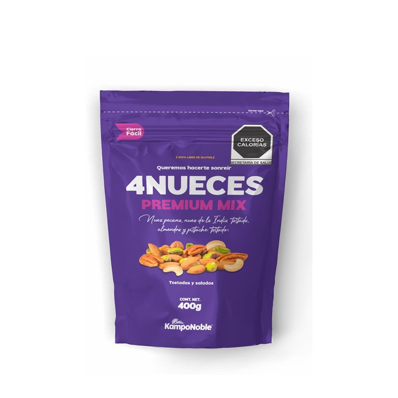 KampoNoble Trail Mix Nuez Pecana Almendra Nuez de la India