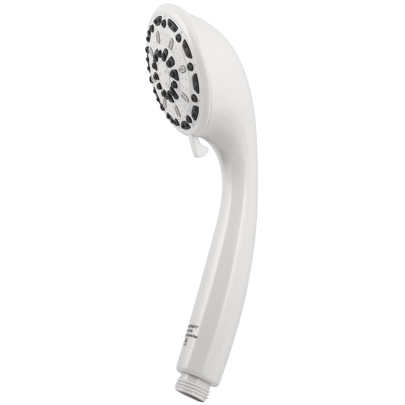 Aqua Vista 3-in. White Handheld Shower Head with 3 Spray
