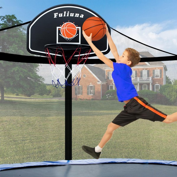 Alpcouts Trampoline Basketball Hoop, Basketball Hoop for Trampoline Fits for
