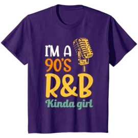 I'm a Men's 90's R&B Hip Hop T-ShirtColor: Youth - purple, Size: L
