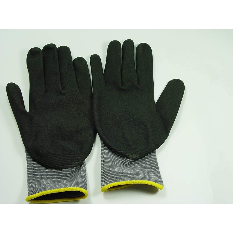 2 Pair MaxiFlex Ultimate nitrile foam palm coated work gloves,