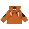 Scooby-Doo! Big Boys Zip Up Cosplay Coverall Tail Brown 14-16