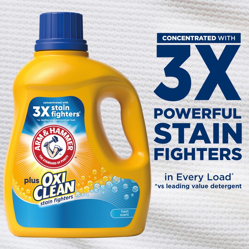 ARM & HAMMER Plus OxiClean Fresh Scent, 77 Loads Liquid