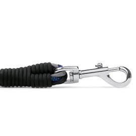 Ganzoo Carabiner Hook with Swivel L: 65 mm, Bolt Carabiner for Dog Lead, Pack of 2, Steel Carabiner, for Paracord 550 Dog Collar, Snap Carabiner Swivel Head, Zinc Alloy, Colour Titanium