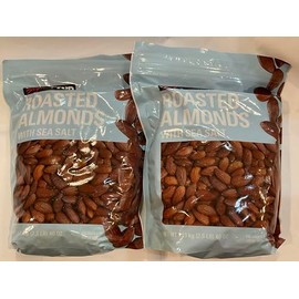 Dry Roasted Almonds with Sea Salt 2.5 lbs (pack of 2)