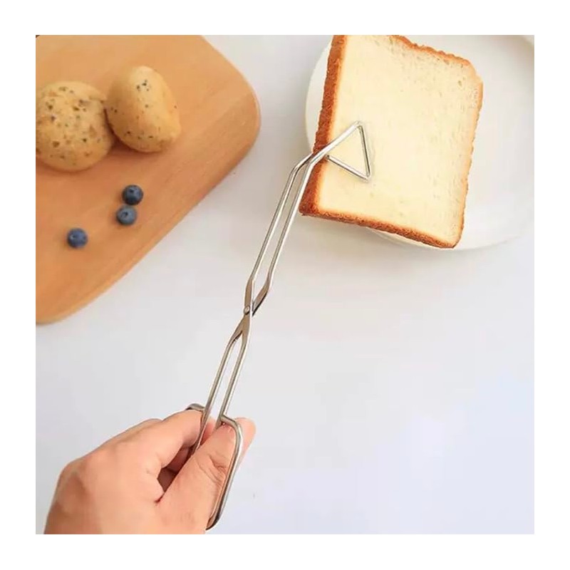 budimer 9.4-Inch Stainless Steel Kitchen Tongs，Comfortable Ergonomic Grip，Scissor Tongs，for Cooking,