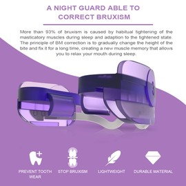 KOHEEL 3-Stage Mouth Guard for Teeth Grinding, Adjustable Dental Guard to Eliminate Bruxism, No-Boil Night Guard (3 Count)