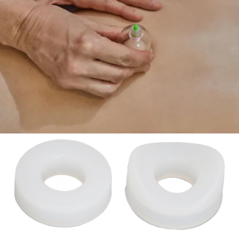 Finger Cupping Flat Ring Relaxing Muscle Improve Blood Circulation Silicone