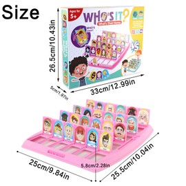 Family Guess Game, Who Is It Funny Guessing Game, Guess Who Whats Their Name Classic Guess Game, Who Is It, Children's Party Game, for Families and Party Fun (German Version)