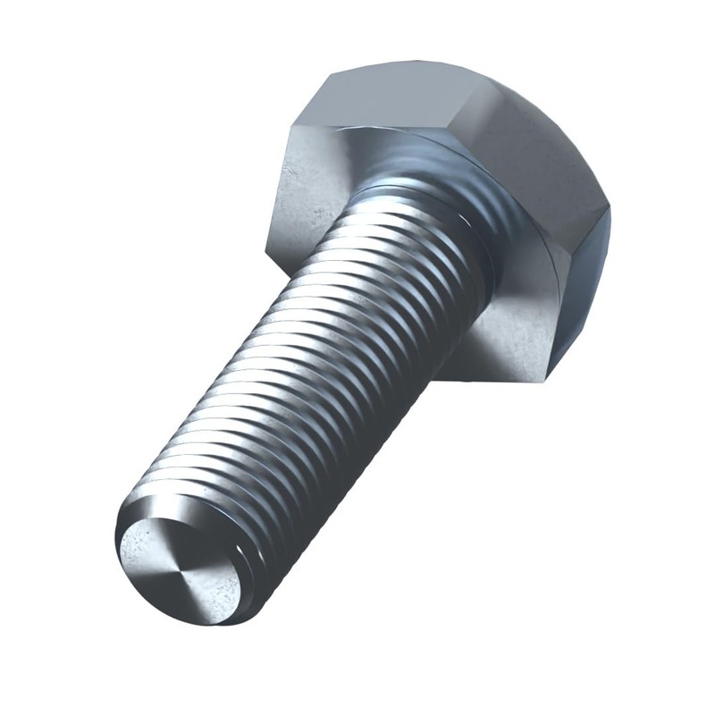 M10 (10mm x 25mm) Hexagon Head Screws Fully Threaded Hex