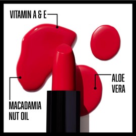 Labial Rojo Matte Wet n Wild Tono Blind Date, Larga Duración Alta pigmentación, Lipstick rojo vino Labial Mate, No Reseca, Acabado Arteciopelado, Ultra Confort en Labios, Cobertura Construible