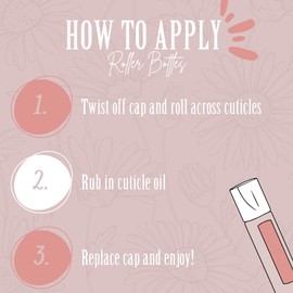 Classy Cuticles Classy Cuticles | Hand Blended Cuticle Oil | Vegan, Cruelty-Free, & Hydrating | Vitamin E, Jojoba, and Argan Oil | 5 mL Roller Bottle | Cherry Blossom Scent | Pack of 3