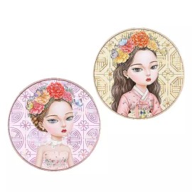 Beautypeople | 뷰티피플 | 철벽녀 쿠션 시즌16 본품21호+ 리필 21호(케이스 랜덤) 히알루론산 촉촉한 지속력 커버 Beauty People | Iron Wall Girl Cushion Season 16 Main Product No. 21 + Refill No. 21 (Random Case) Hyaluronic Acid Moisturizing Long-Lasting Coverage