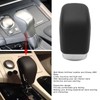 Car Automatic Gear Shift Knob Matt Black Artificial Leather Glossy