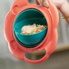 Spill Resistant Bowl for Kids: Rotation Spill Resistant Bowl 360