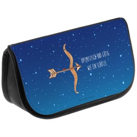 Mr. & Mrs. Panda Sagittarius Zodiac Sign, blue, Hand Drawn