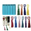 BooteeQue Bookmark Mold with Tassels 60PCS, Rectangle Silicone Bookmark Molds