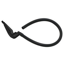 Fluidmaster 218 Toilet Refill Tube and Clip Replacement, For 100,200,200A, 400A and Most Other Valves , Black