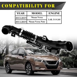 Kpemcsx Air Intake Duct Pipe Fit for Nissan Versa/Versa Note 1.6L l4 Gas 2013-2019, Replace 16554-9KA0B, Engine Air Cleaner Intake Duct Resonator