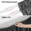 RIMELA Bed Valance Sheet King Elasticized Bed Skirt Easy to