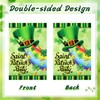 SEPGLITTER St. Patrick's Day Garden Flags,12x18 Inch St Patrick's Flag