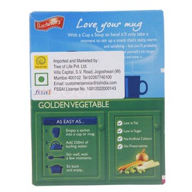 Batchelors Cup a Soup Golden Vegetable (4 per pack - 82g)