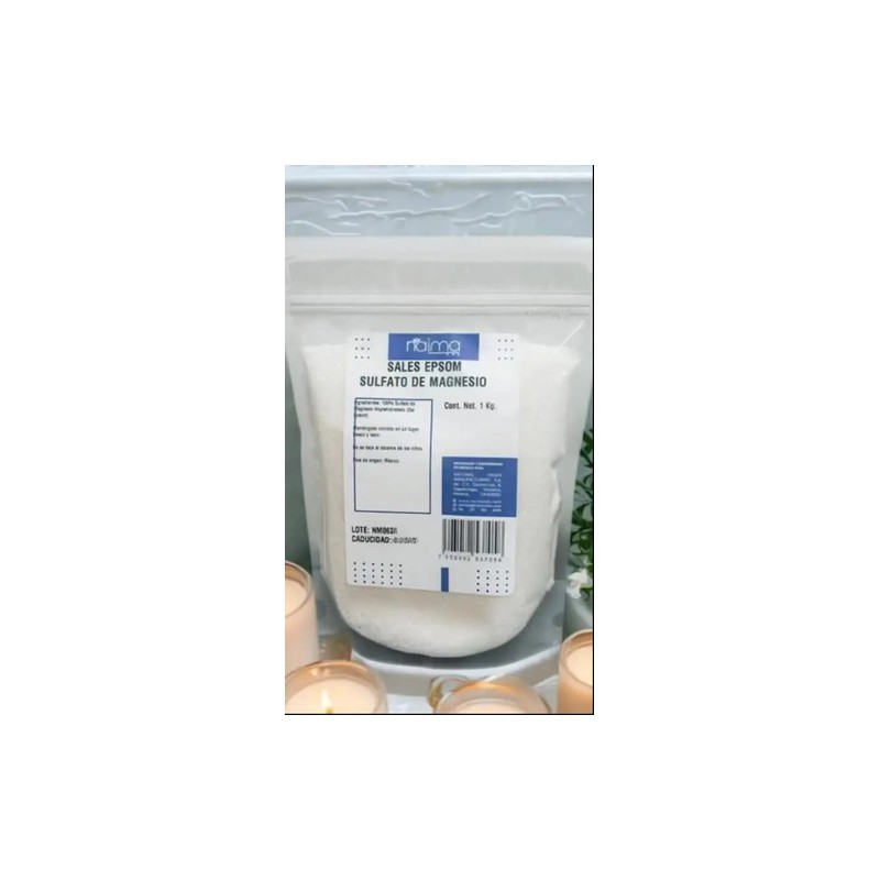 Sal Epsom Sulfato De Magnesio 1 Kilo