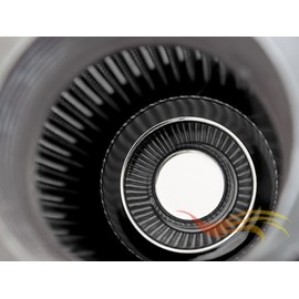 Rtunes Racing Short Ram Air Intake Kit + Filter Combo Compatible For 06-08 Impala 3.5L/3.9L V6 / 06-08 Monte Carlo 3.5L/3.9L V6 (Black)