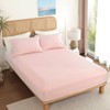 Pink King Sheet Set 4 Piece, Soft Breathable Cooling Microfiber