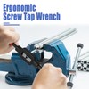 Mesee Adjustable Tap Wrench Handle M4-M12 Screw Tap Holder Reamer