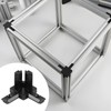 LALAGO 4 x Corner Connectors, 3-Way Profile Connectors, 20 x