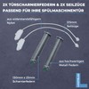Lichtblau Door Hinge Springs 130 mm x 23 mm +