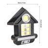 Solar Street Light House Shape ABS LED Motion Sensing Solar