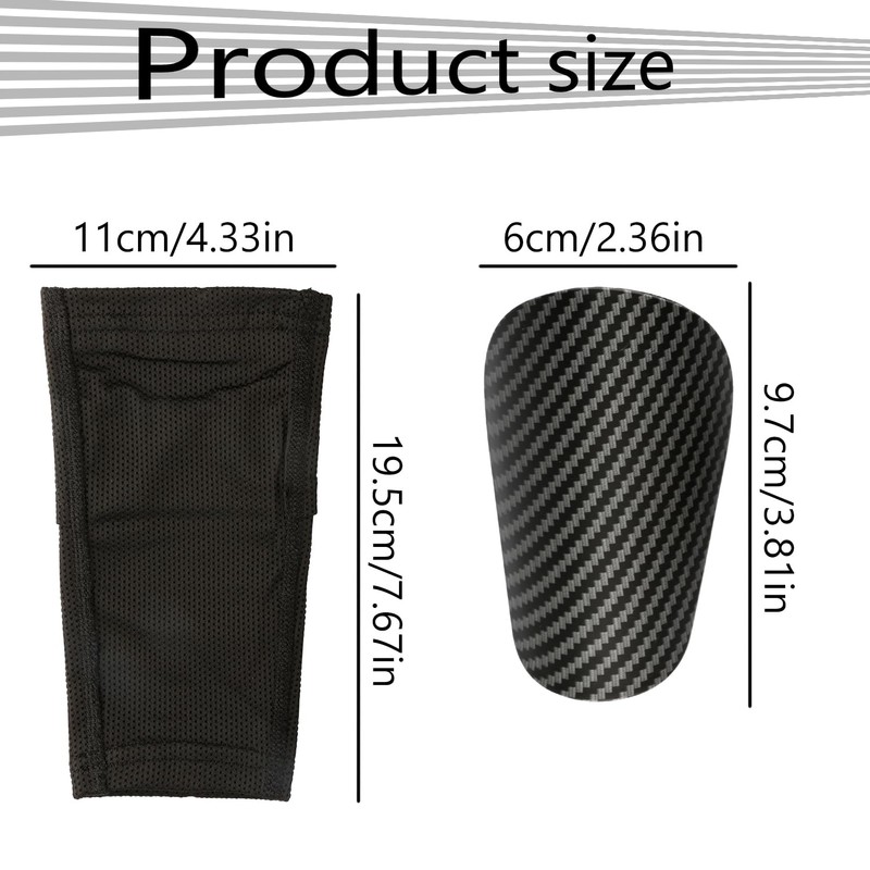 Thyonta 4 Pcs Breathable Soccer Shin Protection Set - Lightweight