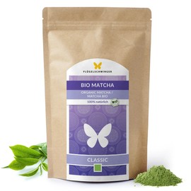 200 g Organic Matcha Tea Classic, 100% Matcha without Additives, Traditional Way Ground in Stone Mills, Matcha, Powder (200 g)