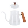 Coffee Kettle Pour Over High Borosilicate Glass Heat Resistant Round
