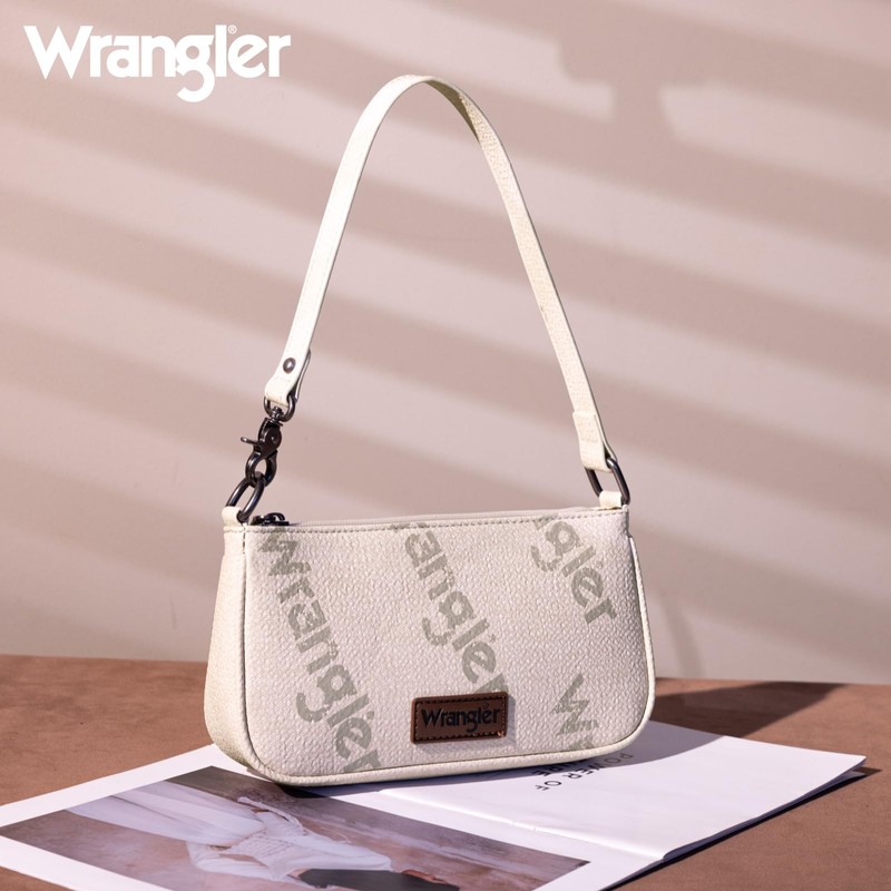 Wrangler Shoulder Bag for Women 90s Retro Top-Handle Hobo Handbag,