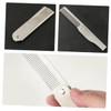 IWOWHERO Stainless Steel Folding Beard Comb for Men Hairdressing Tool